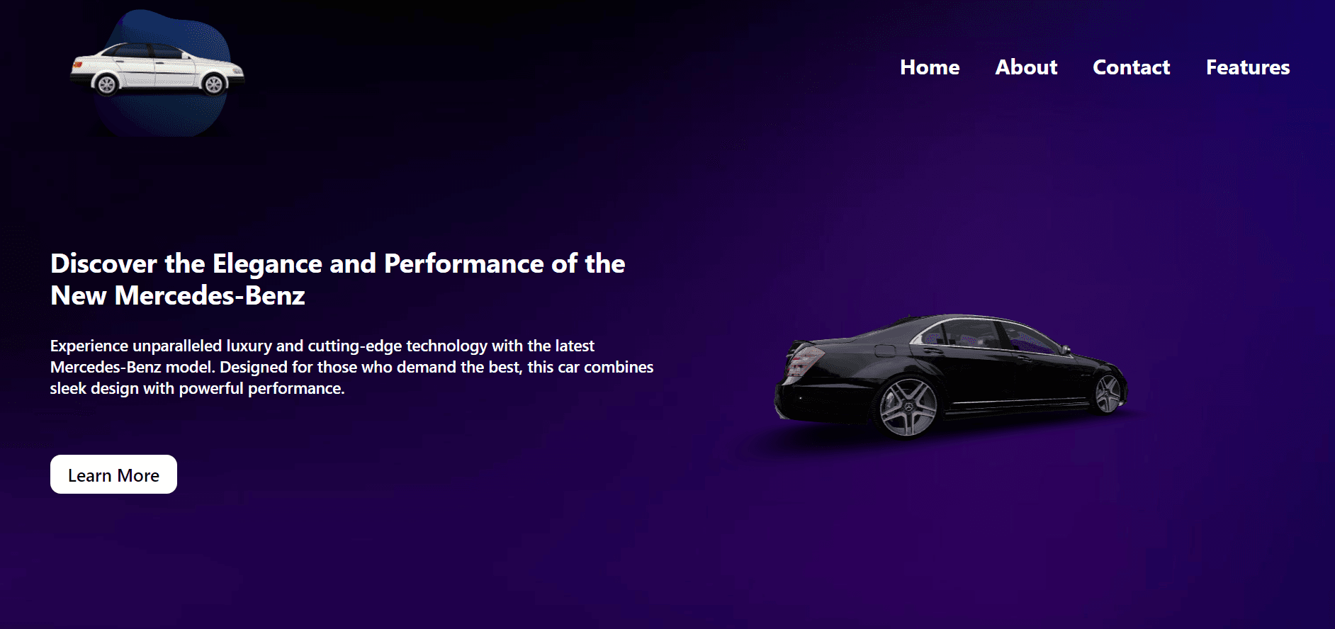 3D Car Website